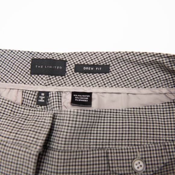 The Limited Drew Fit Plaid Shorts Size 10 - Picture 4 of 8